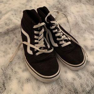 VANS Sk8-Hi Suede Canvas Sneaker (women’s)